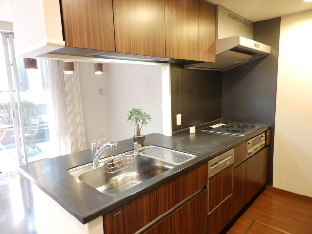 Kitchen. disposer, Built-in water purifier, Highly functional kitchen dishwasher mounted.