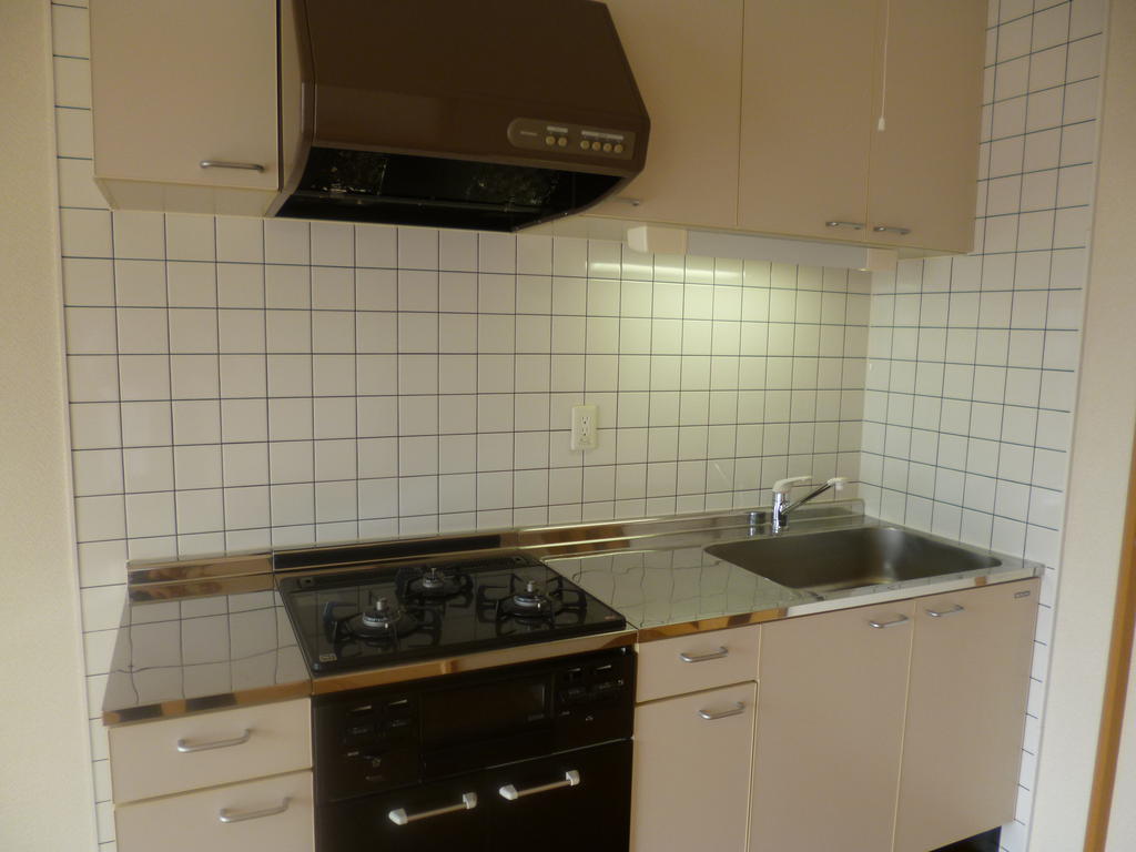 Kitchen. System kitchen With stove