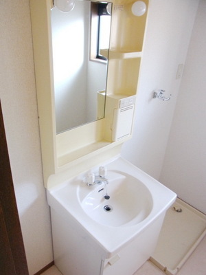 Washroom. Independent wash basin