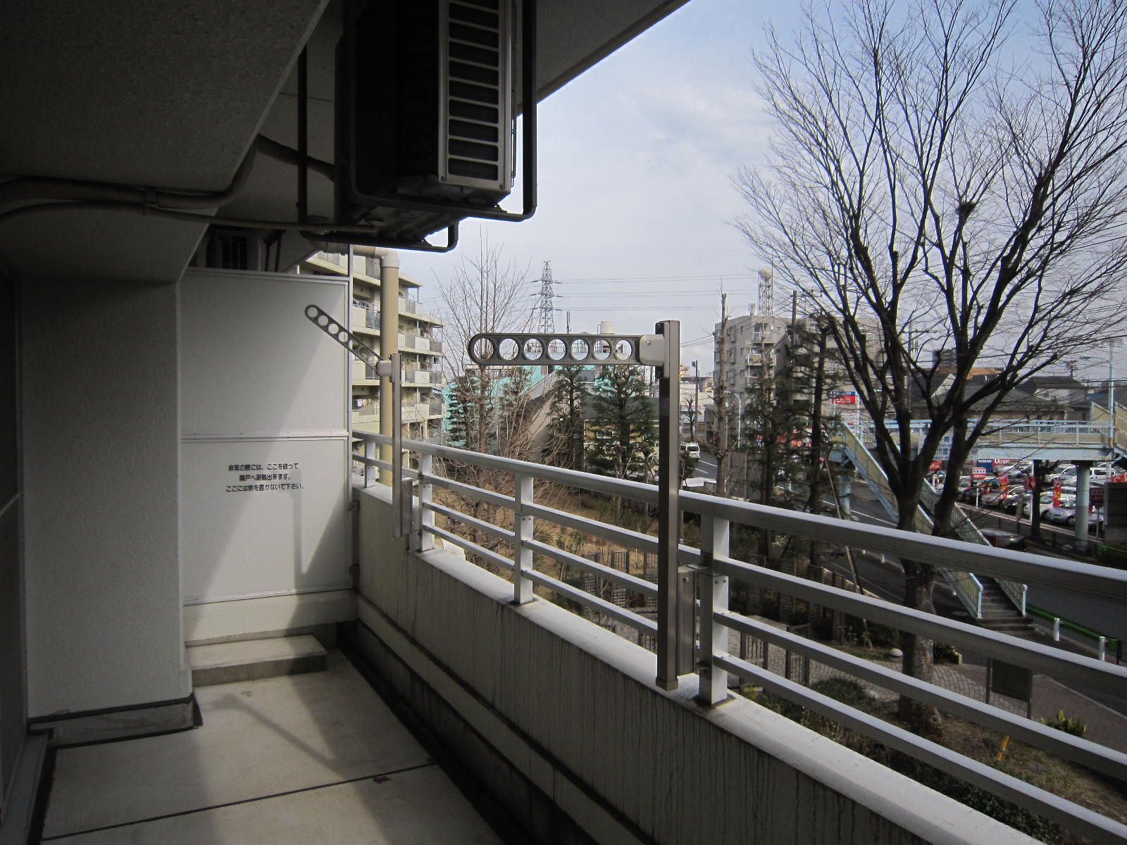 Balcony. Spacious balcony