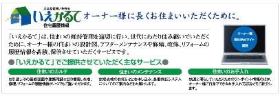 Other Equipment. "No medical record" is, Properly perform the maintenance of the dwelling, In order for you to live in the footsteps over the generations, Design view of the owners of the house, After maintenance and repair, Refurbishment, Accumulating the history information of renovation, It is a service that I am allowed to store.