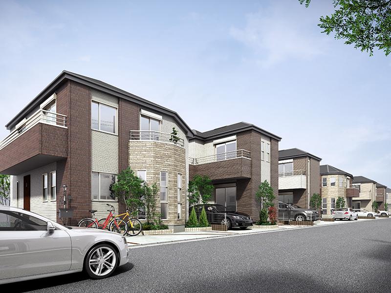 And expressive appearance, Beautiful colors of earth color. You meet people who cityscape visit with a sense of unity of the multi-building site unique.