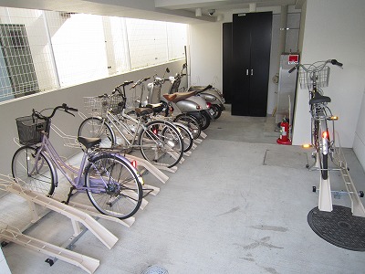 Other common areas. Bicycle-parking space