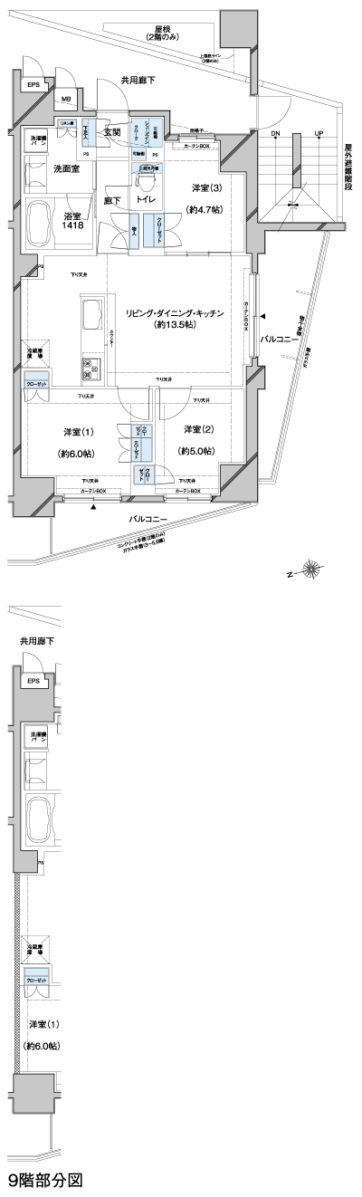 Floor: 3LDK + SIC, the occupied area: 65.03 sq m, Price: 37,111,360 yen, now on sale