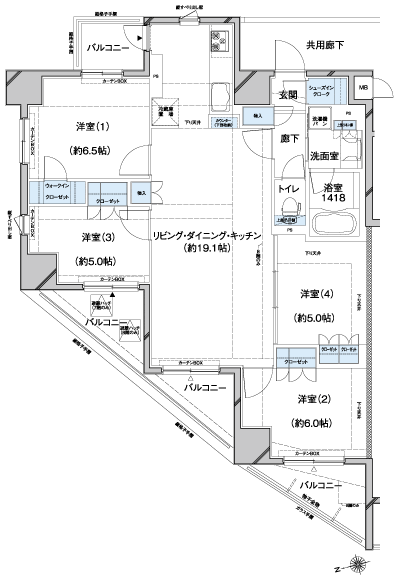 Floor: 4LDK + WIC + SIC, the occupied area: 85.74 sq m, Price: 49,855,647 yen, now on sale