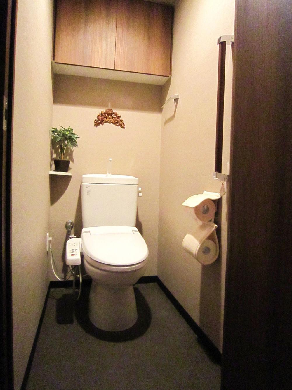 Toilet. Spacious toilet