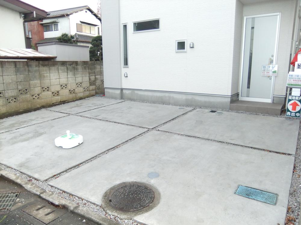 Parking lot. Car space 2 cars