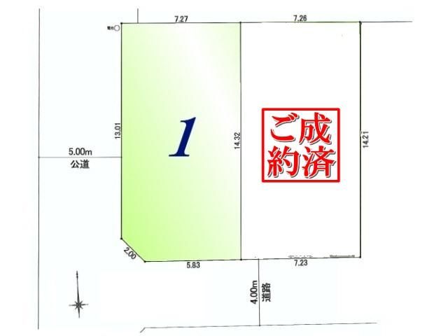 The entire compartment Figure. Nishitokyo Mukodai-cho 2-chome compartment view