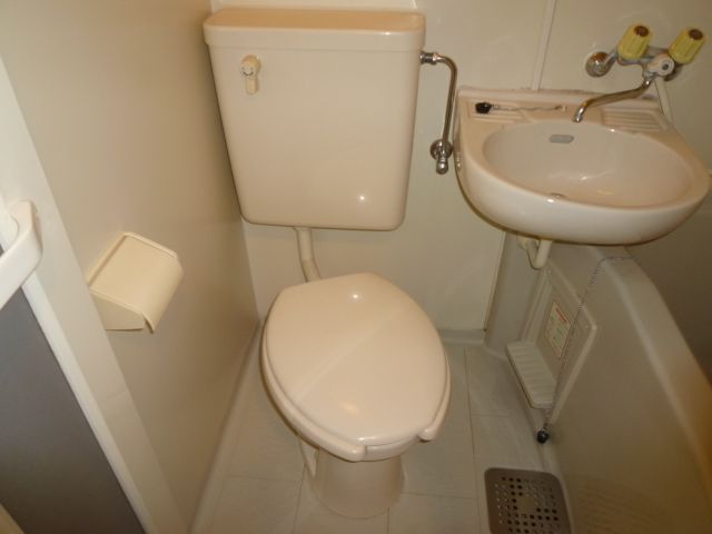 Toilet. Unit bus toilet.