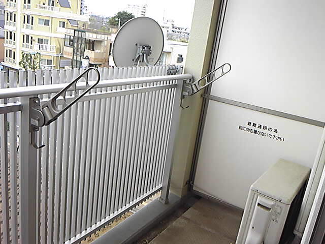 Balcony. Also it comes with a balcony.