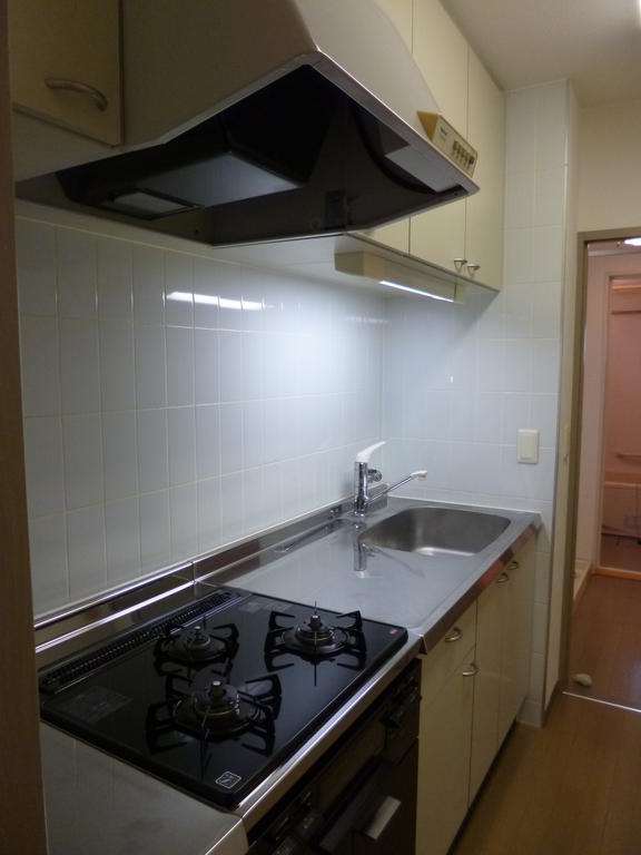 Kitchen. System kitchen - with stove