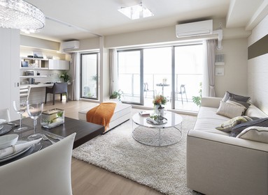 LD bright outside light is overflowing from the south. If you open a movable partition between the Western-style (3), It can be used as a wide integral space spread frontage width