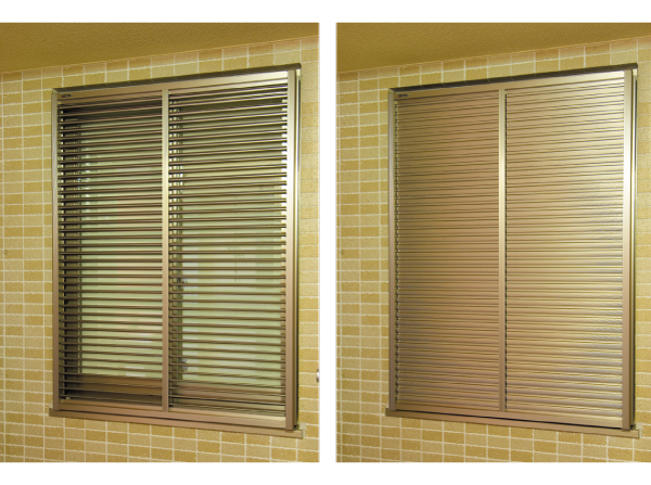 Other.  [Louver surface lattice] Installed in a window facing the common corridor and open porch. You can change the angle of the louver.  ※ F, L, Lg, M, Except for some sash of Mg type. (Same specifications)