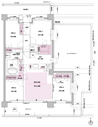 Floor: 4LDK + N + WIC, the occupied area: 89.75 sq m, Price: TBD