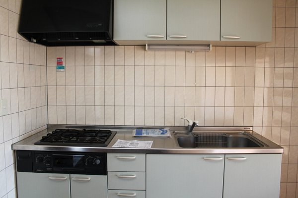 Kitchen. System kitchen with grill! 