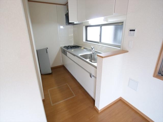 Kitchen. Storage cabinet with plenty of luxury kitchen