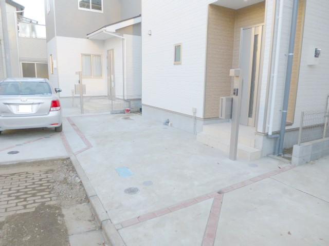 Parking lot. Building 2 of the car space