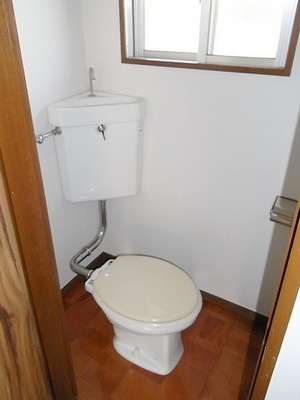 Toilet. Toilet with a window
