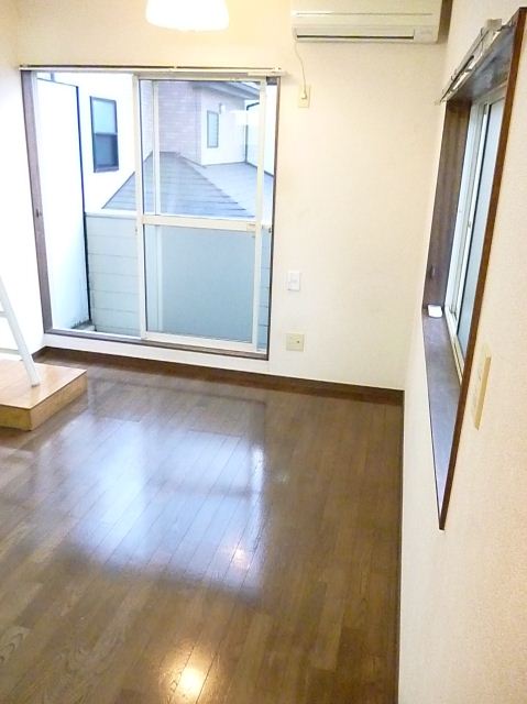 Living and room. Two-sided lighting Western-style.