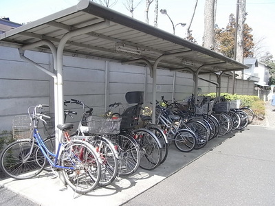 Other common areas. bicycle parking space