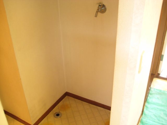 Other room space. There is a washing machine storage in the room