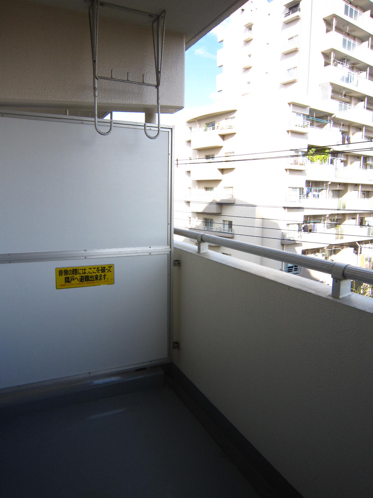 Balcony. Spread of balcony. 