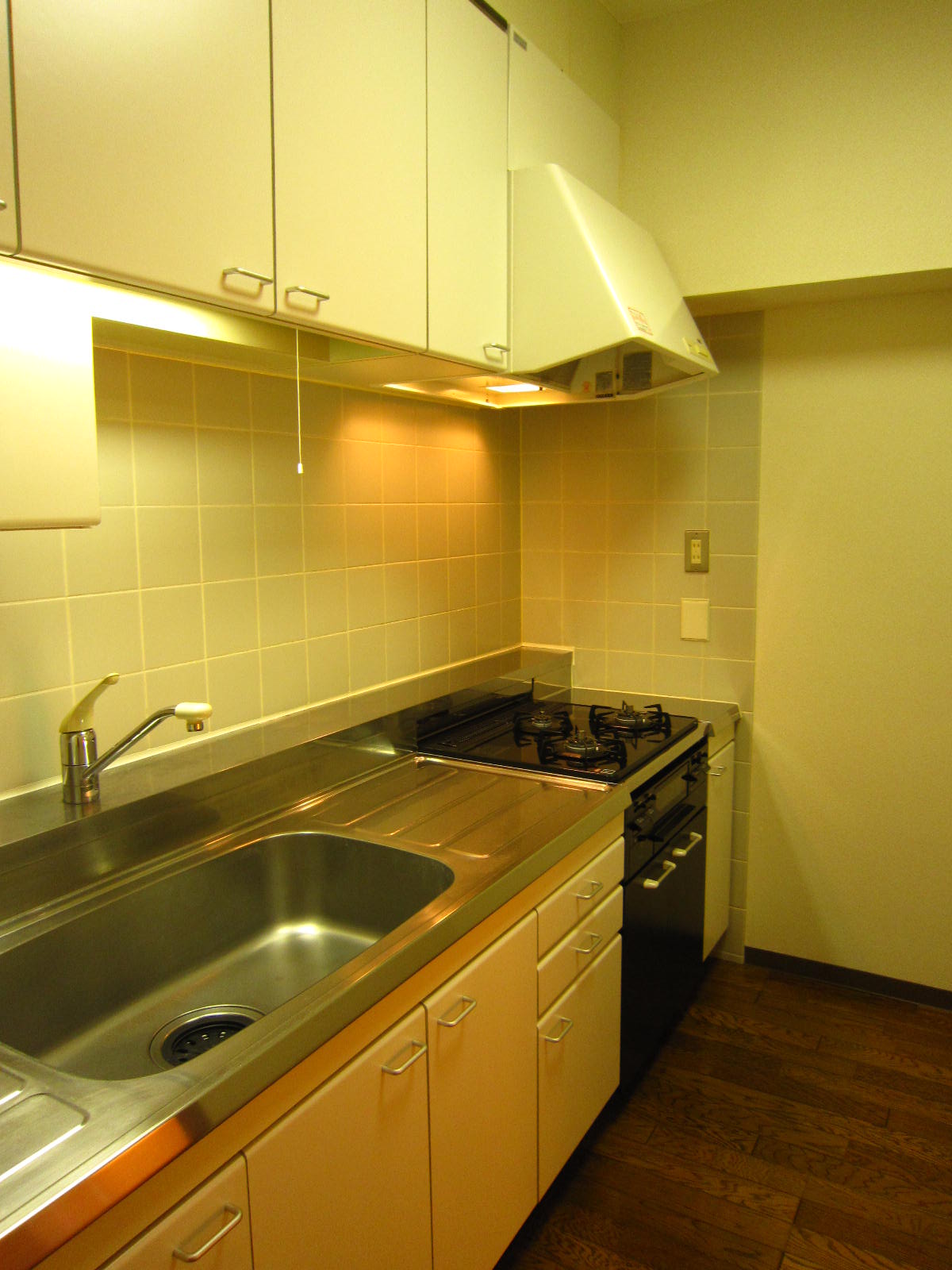 Kitchen. System kitchen With stove