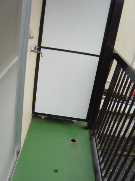 Balcony. Laundry Area