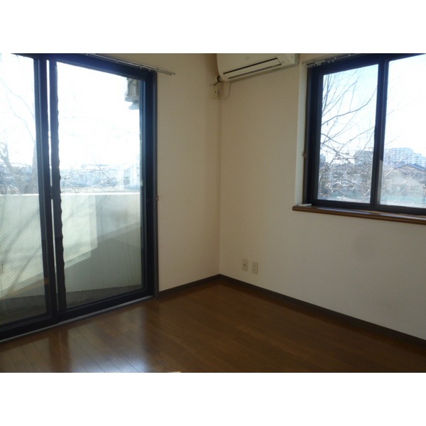 Living and room. 2 side lighting of the room