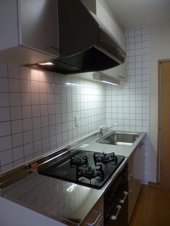 Kitchen. System kitchen With stove