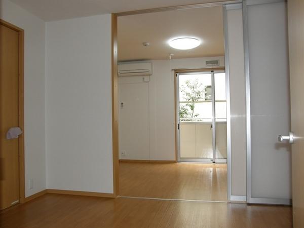 Other room space. The wider you open the sliding door