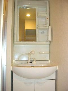 Washroom. Very convenient in the morning there is no time in the wash basin with a shower