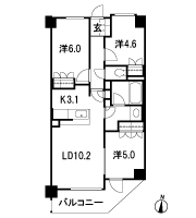 Floor: 3LDK, occupied area: 63.61 sq m, Price: 29,800,000 yen, now on sale