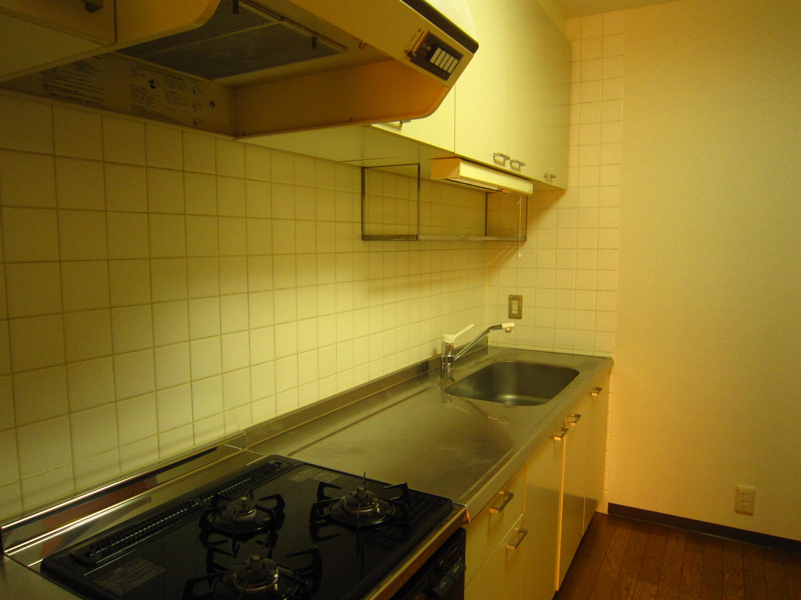 Kitchen. Stand-alone kitchen With stove.