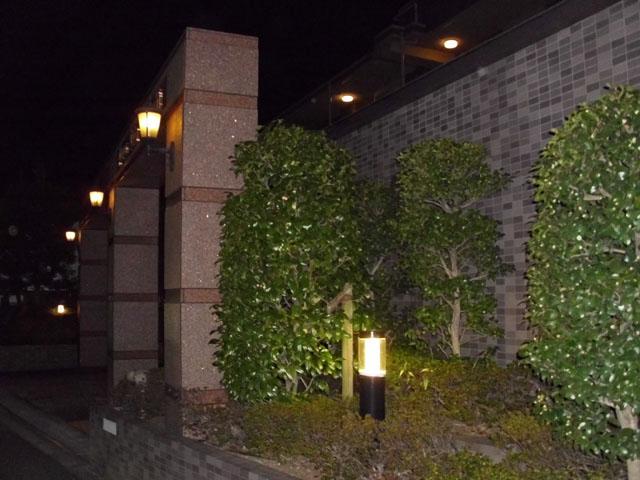 Entrance. Entrance (night)