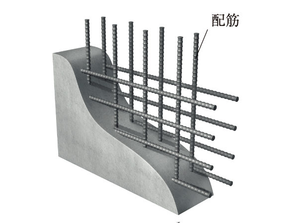 Building structure.  [Double reinforcement] Body structure walls and floor slab, A double reinforcement partnering distribution muscle to double, It has improved the strength of endurance and the precursor to the earthquake.  ※ Precursor wall or the like other than the body structure wall, Except for some. Some plover reinforcement.