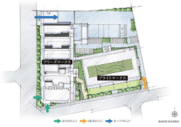 Other. Site placement ・ Peripheral road map