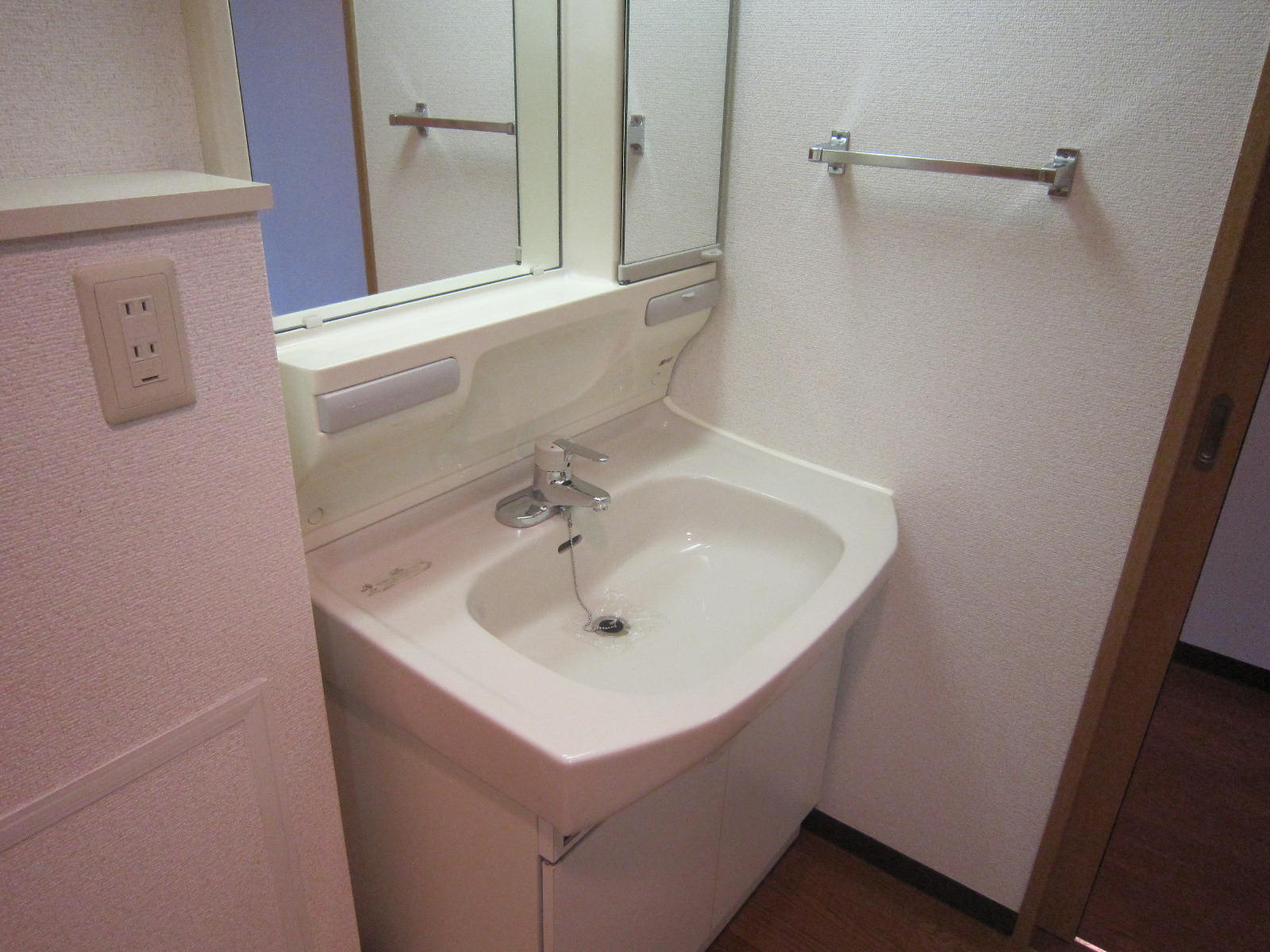 Washroom. Beautiful independent vanity