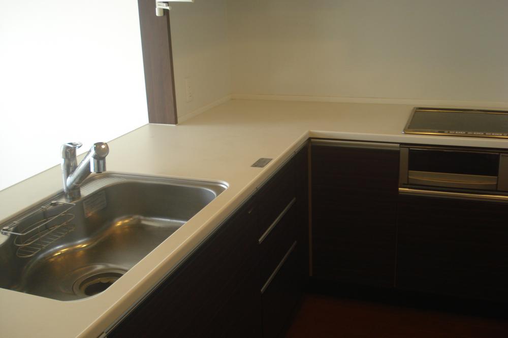 Kitchen. L-type system kitchen (IH)