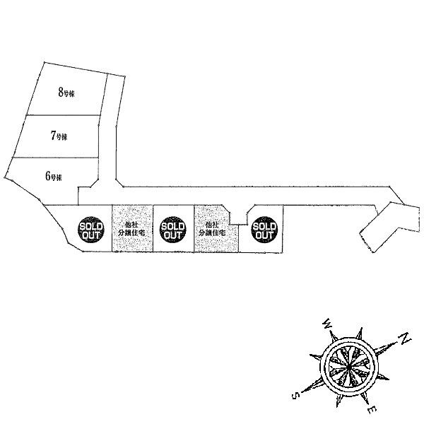 Compartment figure. 34,800,000 yen, 4LDK, Land area 262.45 sq m , Building area 110.13 sq m