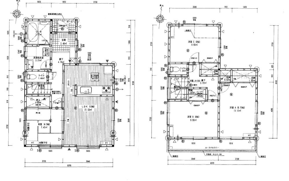 Floor plan. (3 Building), Price 30,800,000 yen, 4LDK, Land area 107.68 sq m , Building area 91.08 sq m