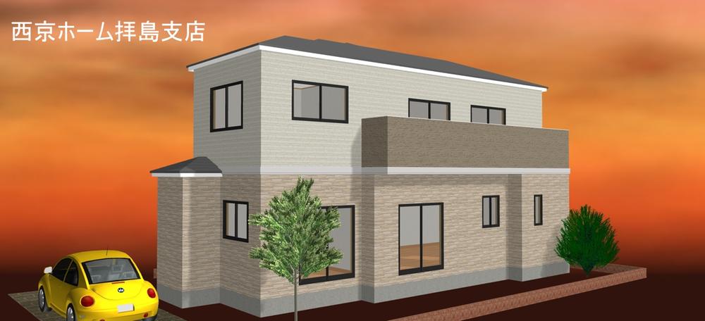 Rendering (appearance). Building 3 image Perth