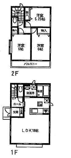 Floor plan. 64,800,000 yen, 3LDK, Land area 103.32 sq m , Building area 84.45 sq m