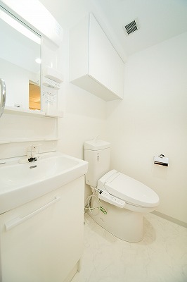 Washroom. Wash basin equipped independent!