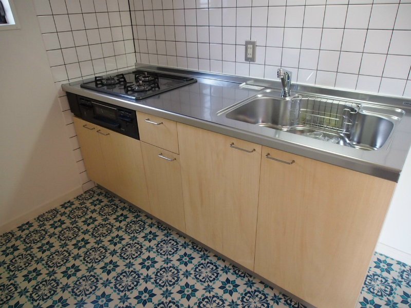 Kitchen. New system Kitchen introduction completion