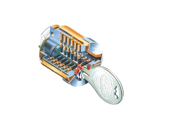 Security.  [Reversible key (key leader-integrated)] And that duplication is difficult, Because of its high resistance to picking resistance, Adopt a cylinder key is excellent in crime prevention. Reversible type, Also it has excellent operability.  ※ Conceptual diagram