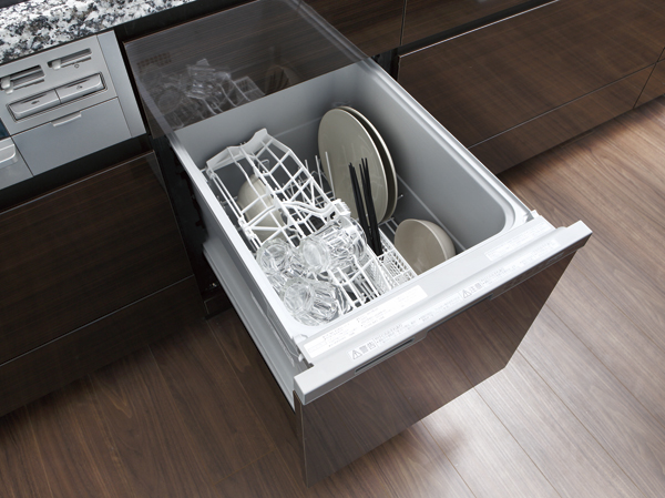 Kitchen.  [Dishwasher] Cleaning of tableware ・ Carried out dry in all automatic, Dishwasher to light cleaning up after a meal. You can compare and water-saving effect is expected to hand washing.