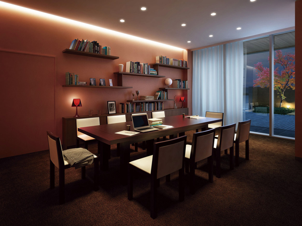 Features of the building. Owner's Salon Rendering CG