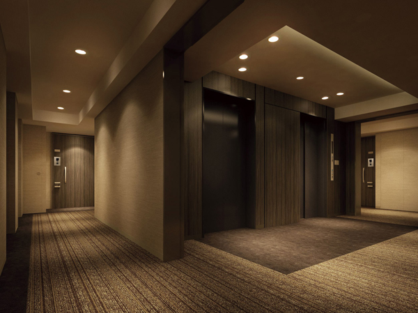 Features of the building. The inner corridor Rendering CG
