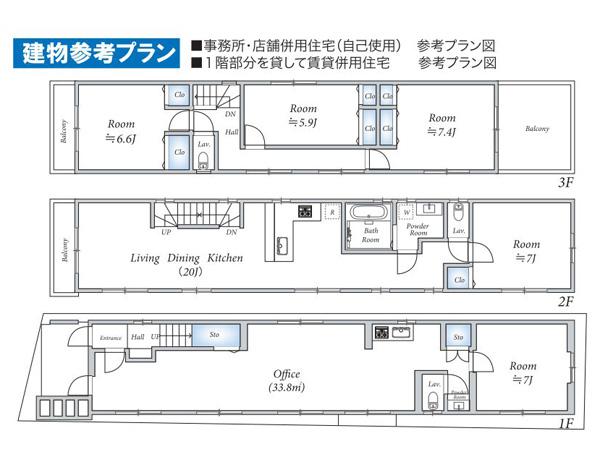 Building plan example (floor plan). Building plan example